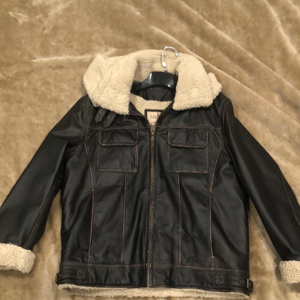 Emmett Classic Leather Bomber